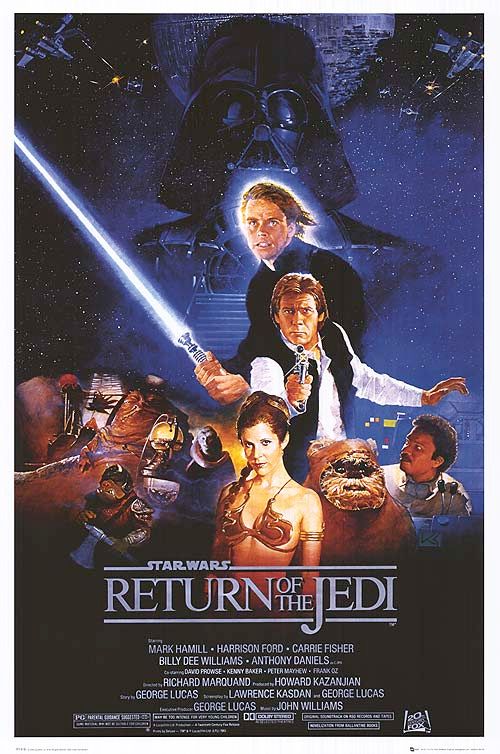 return of the jedi movie poster 